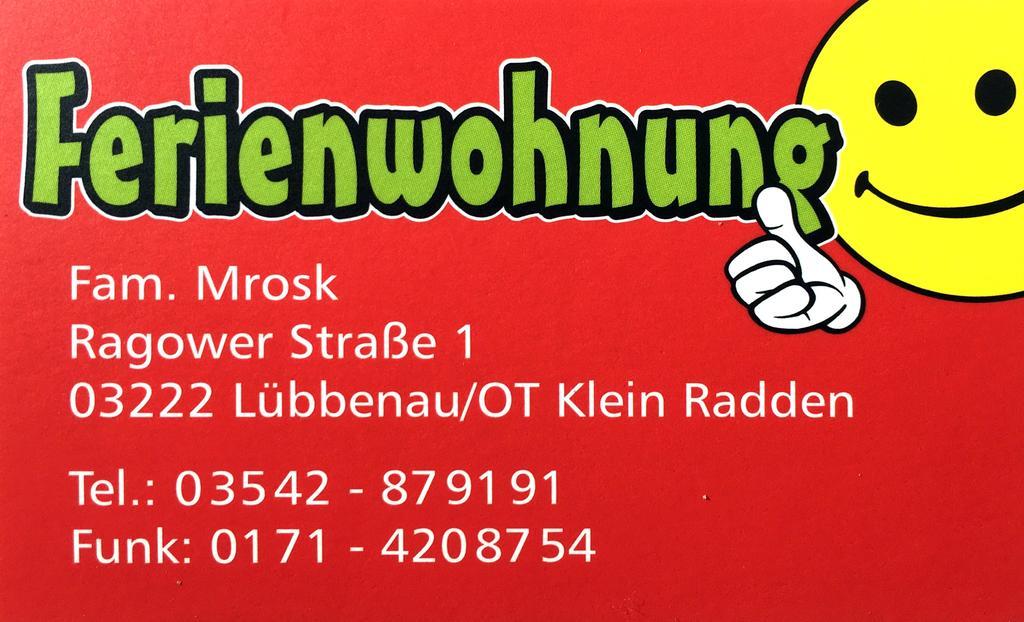 Ferienwohnung Smiley Luebbenau Exterior photo